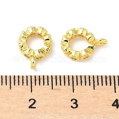 Латунные поручни из прозрачного кубического циркония с микропаве&nbsp;KK-A254-02B-G