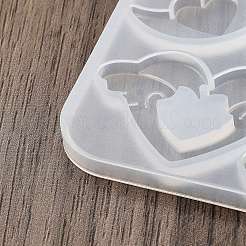 Сердце diy силиконовые украшения подвесные Молды&nbsp;LS-SIMO-R012-02