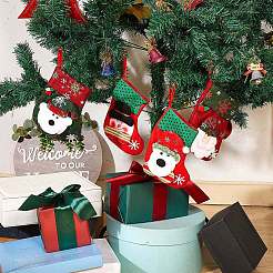 8шт тканевые рождественские чулки наборы JX067A