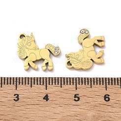 Pendentifs en strass en acier inoxydable 304&nbsp;STAS-P449-02C-G