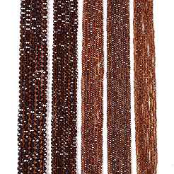 Стеклянные бусины с гальваническим покрытием  EGLA-A044-T3mm-A02