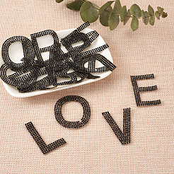 Блестящие термоклеящиеся стразы нашивки&nbsp;DIY-CD0001-10F