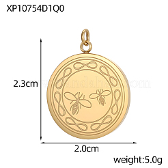 Подвески из нержавеющей стали 304&nbsp;STAS-OY010-92G
