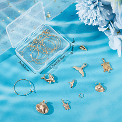 Набор для самостоятельного изготовления подвески для бокала вина в морском стиле&nbsp;DIY-BBC0001-21