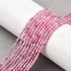 Natürliche rosa Turmalin Perlen Stränge&nbsp;G-N342-33A