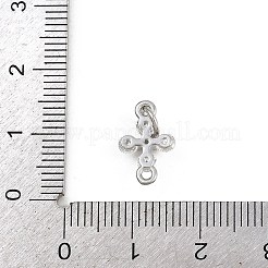 Латунные поперечные связи с прозрачным кубическим цирконием&nbsp;KK-A269-57P