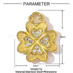 Подвески из нержавеющей стали 304&nbsp;STAS-OY002-09G