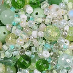 Perline di lampwork fai da te e kit di semi di vetro per la creazione di gioielli&nbsp;SEED-K010-01G