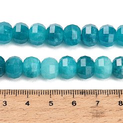 Gefärbt natürlichen weißen Jade Perlen Stränge&nbsp;GG-CBA9106-01S