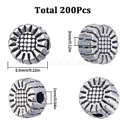 200 шт. бусины из сплава в тибетском стиле&nbsp;PALLOY-SC0004-20AS