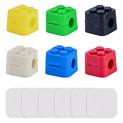 6 Stück Kabelorganisatorclips aus PP-Kunststoff&nbsp;AJEW-TADJ0001-35