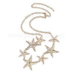 Ремни из сплава с морской звездой для женщин NJEW-B120-02