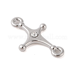 Подвески-соединители со звездами и кристаллами из сплава со стразами&nbsp;LS-FIND-Z053-05P