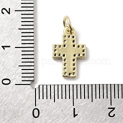 Латунные микро проложить кубического циркония подвески KK-A278-15G-01