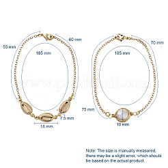 Ensembles de bracelet à maillons&nbsp;BJEW-JB04954