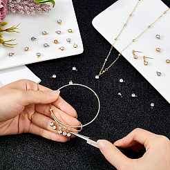 40 Stück 2 Farben Edelstahl-Strass-Anhänger&nbsp;STAS-HS0001-82