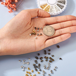 480 шт. 6-х цветные железные крышки для бусин IFIN-PJ0001-01