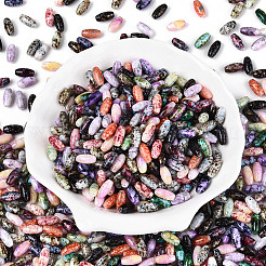 Выпечка краска стеклянные бусины SEED-N008-06