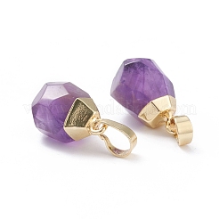 Подвески из натурального аметиста &nbsp;X-G-G845-07G-05A