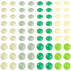 120 pièces 12 styles de perles focales en silicone&nbsp;SIL-CW0001-01A
