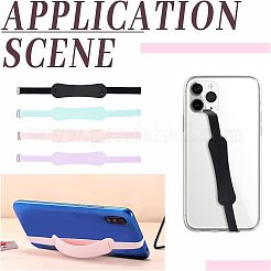 4 комплект 4-х цветных ремешка на запястье AJEW-OC0003-16