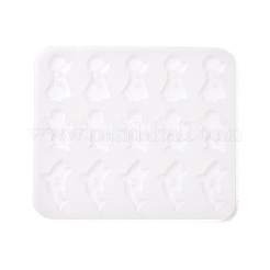 Moules en silicone bouton bricolage&nbsp;DIY-K058-14