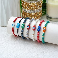 40шт 8 цвета обычные бусины лэмпворк LAMP-SZ0001-24