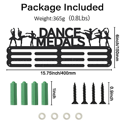 Спортивная тема железная вешалка для медалей настенная стойка для дисплея ODIS-WH0021-602