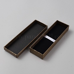 Прямоугольные картонные коробки для хранения ручек CON-WH0084-77B