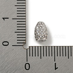 Perline zirconi micro pave  in ottone&nbsp;KK-G493-25C-P