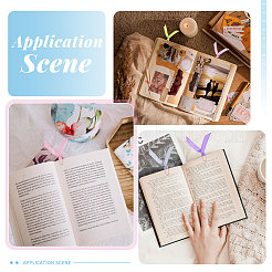 12 шт. полиэстеровая лента-закладка&nbsp;AJEW-CA00024