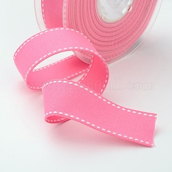 Grosgrain Polyester-Bänder für Geschenkpackungen, neon rosa , 5/8 Zoll (16 mm), etwa 100 yards / Rolle (91.44 m / Rolle)