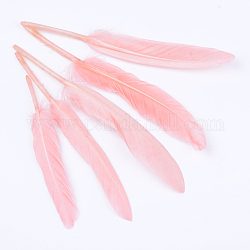Accesorios de traje de pluma de ganso, teñido, rosa, 100~175x13~25mm