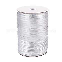 Ленты из полиэфирного волокна, серебряные, 3/8 дюйм (11 мм), 100 м / рулон