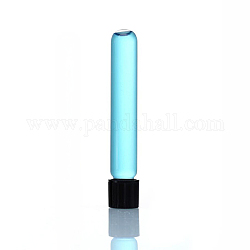 Tube de verre, avec cache-vis en plastique, colonne, clair, 4x5/8 pouce (100x16 mm)