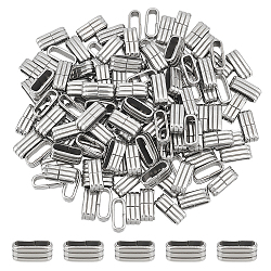 Unicraftale alrededor de 200 pieza 201 anillos de enlace de acero inoxidable conectores de enlace rápido anillos de enlace ovalados ranurados conectores ovalados de 10x3 mm enlaces de joyería de metal para mujeres fabricación de joyas