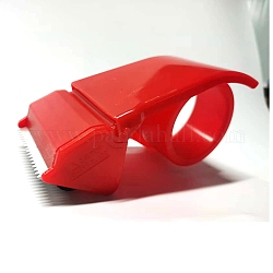 Dispensador de cinta plastica, cortador de cinta, soporte de cinta en rollo, naranja, apto para cinta de 5 cm, 16x5.85x8.2 cm