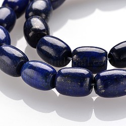 Natural Lapis Lazuli Beads Strands, Barrel, Dyed, 16x12mm, Hole: 1mm, about 23pcs/strand, 14.5 inch