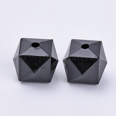 Прозрачные акриловые бусины TACR-Q259-14mm-V72-1