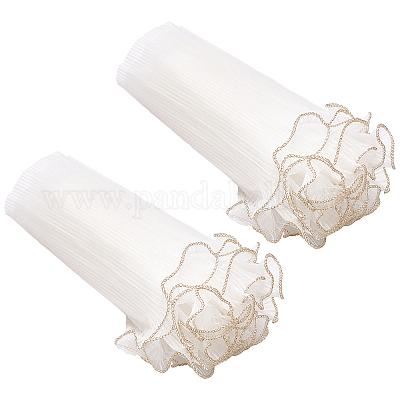 Упаковка цветочных букетов из плиссированной марлевой пряжи OP-GF0001-01A-1