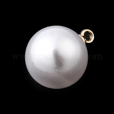 Подвески из АБС-пластика с жемчугом FIND-H052-01G-04KCG-1