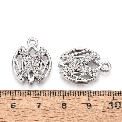 Подвески из сплава и страза FIND-N008-04P-1