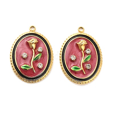 Подвески из нержавеющей стали 304 с эмалью STAS-B084-07G-01-1