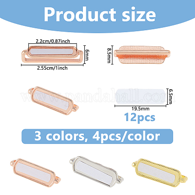 12 пакет 3 цвета сплав термопереводные аксессуары для часов ремешок FIND-DC0007-60A-1