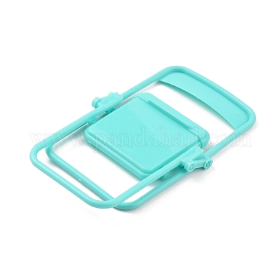 Симпатичный мини пластиковый складной стул DJEW-WH0015-76-1