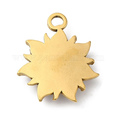 Подвески из настоящей 304 нержавеющей стали с покрытием из 18-каратного золота STAS-A084-22G-03-1