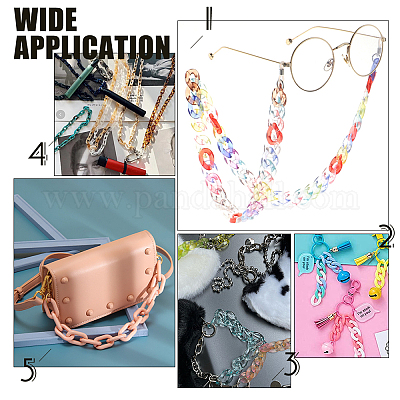 120 шт. 4 цвета ccb пластиковые соединительные кольца CCB-PH0001-12-1