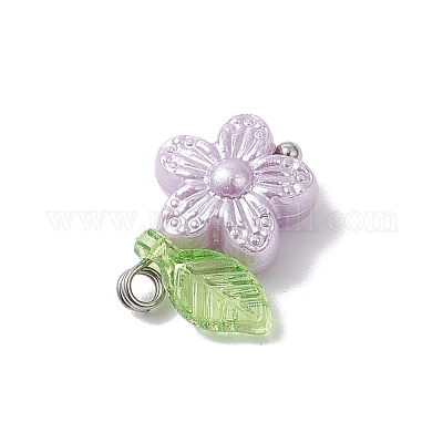 Имитация жемчуга акриловыми подвесками PALLOY-JF04335-02-1