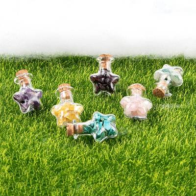 Наборы для изготовления бутылок звездных желаний DIY-FS0002-09-1