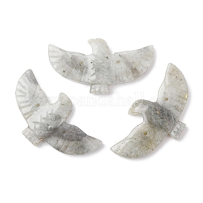 Большие резные подвески из натуральных смешанных драгоценных камней G-A288-01-1